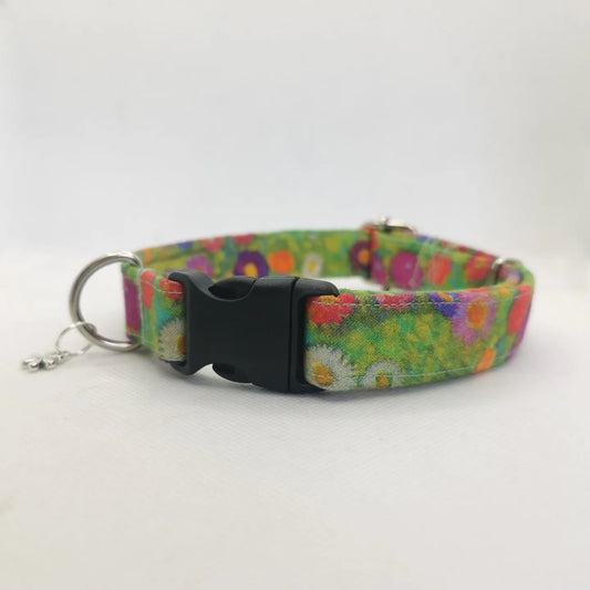 Gustav Klimt The Flower Garden Floral Dog Collar