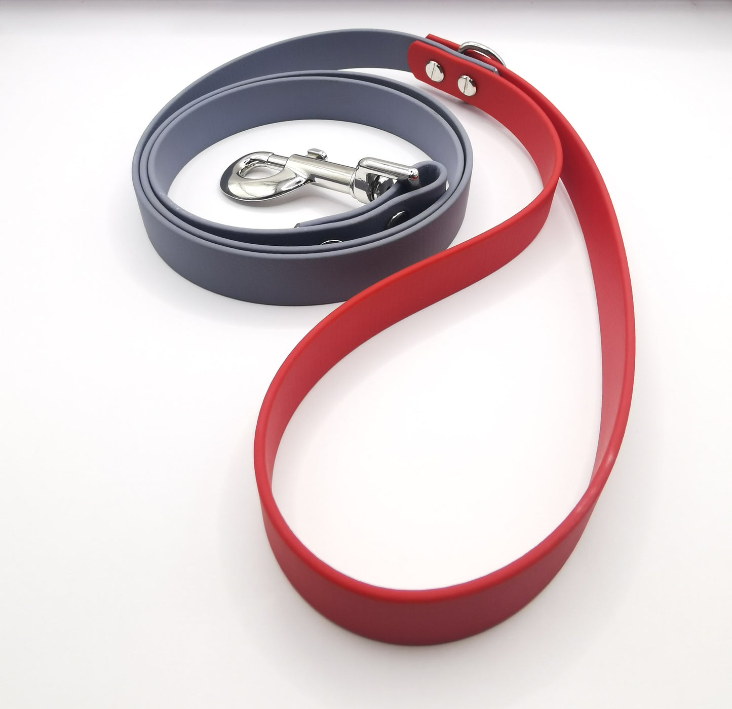 Red and Grey Waterproof Dog Lead