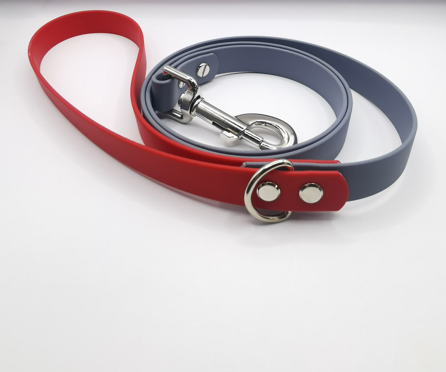 Red and Grey Waterproof Dog Lead