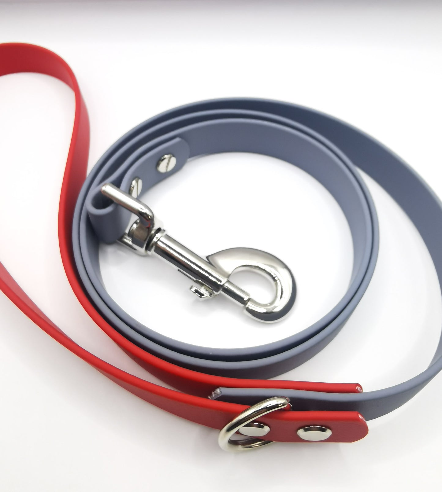 Red and Grey Waterproof Dog Lead