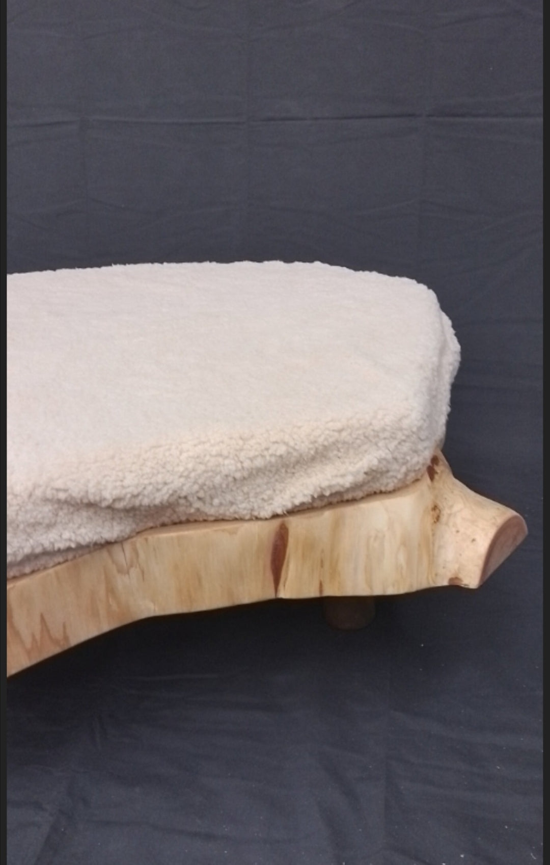 Handcrafted Wooden Dog or Cat Bed