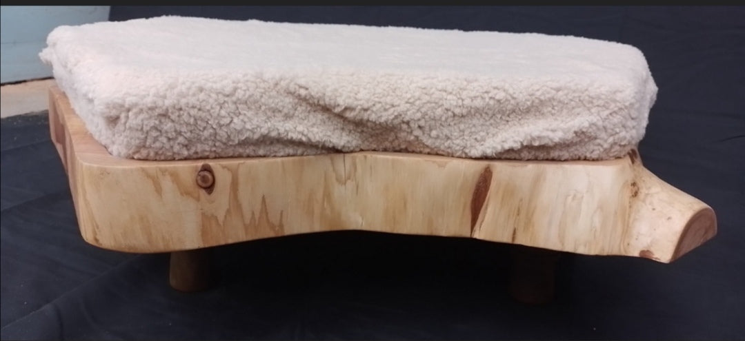 Handcrafted Wooden Dog or Cat Bed