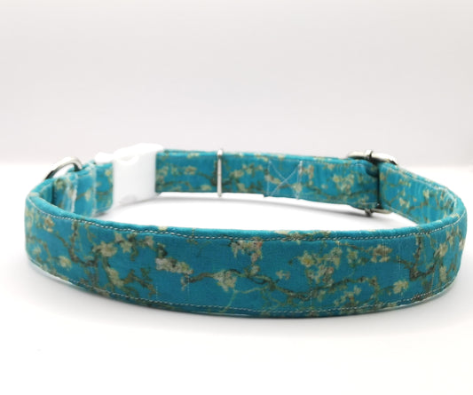 Van Gogh Cherry Blossom Dog Collar