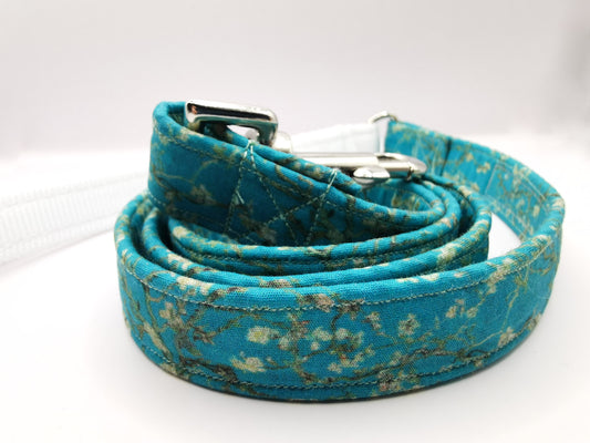 Van Gogh Cherry Blossom Handmade Dog Lead