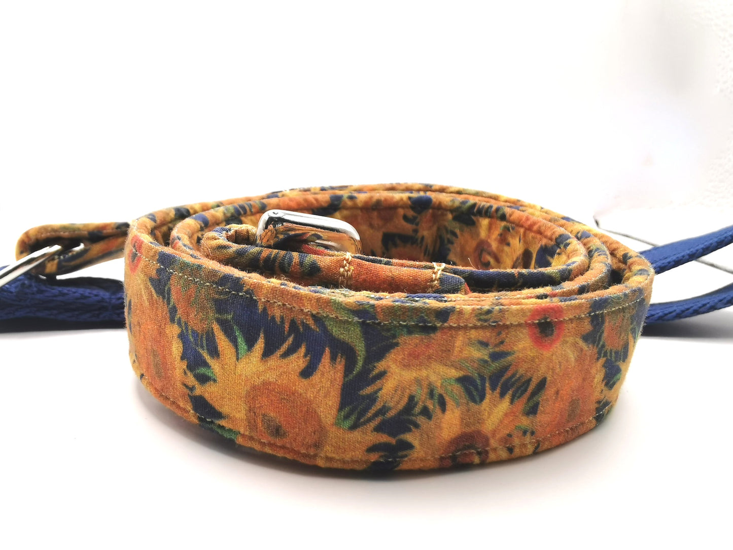 Van Gogh Sunflower Handmade Dog Lead