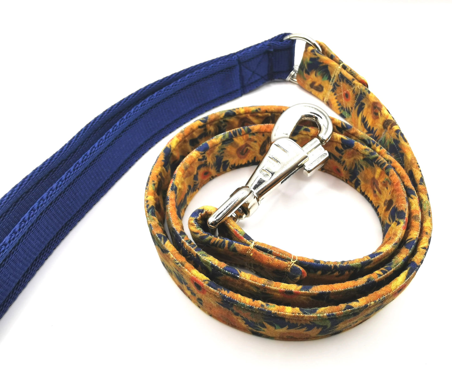 Van Gogh Sunflower Handmade Dog Lead