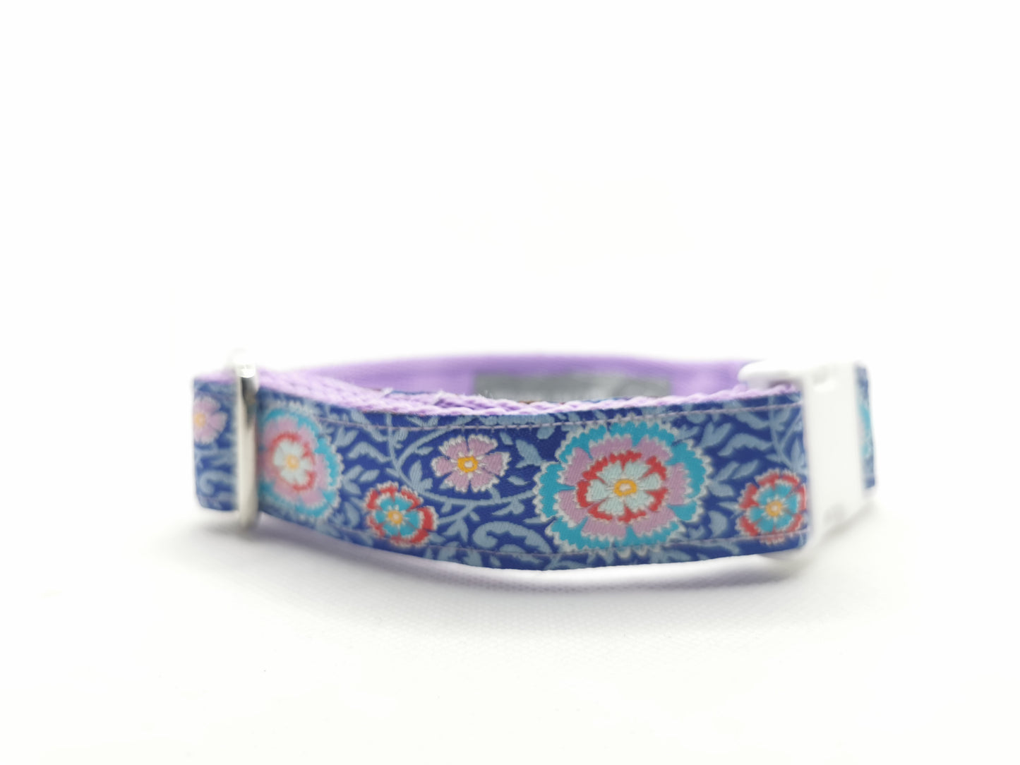 Lilac Floral Dog Collar