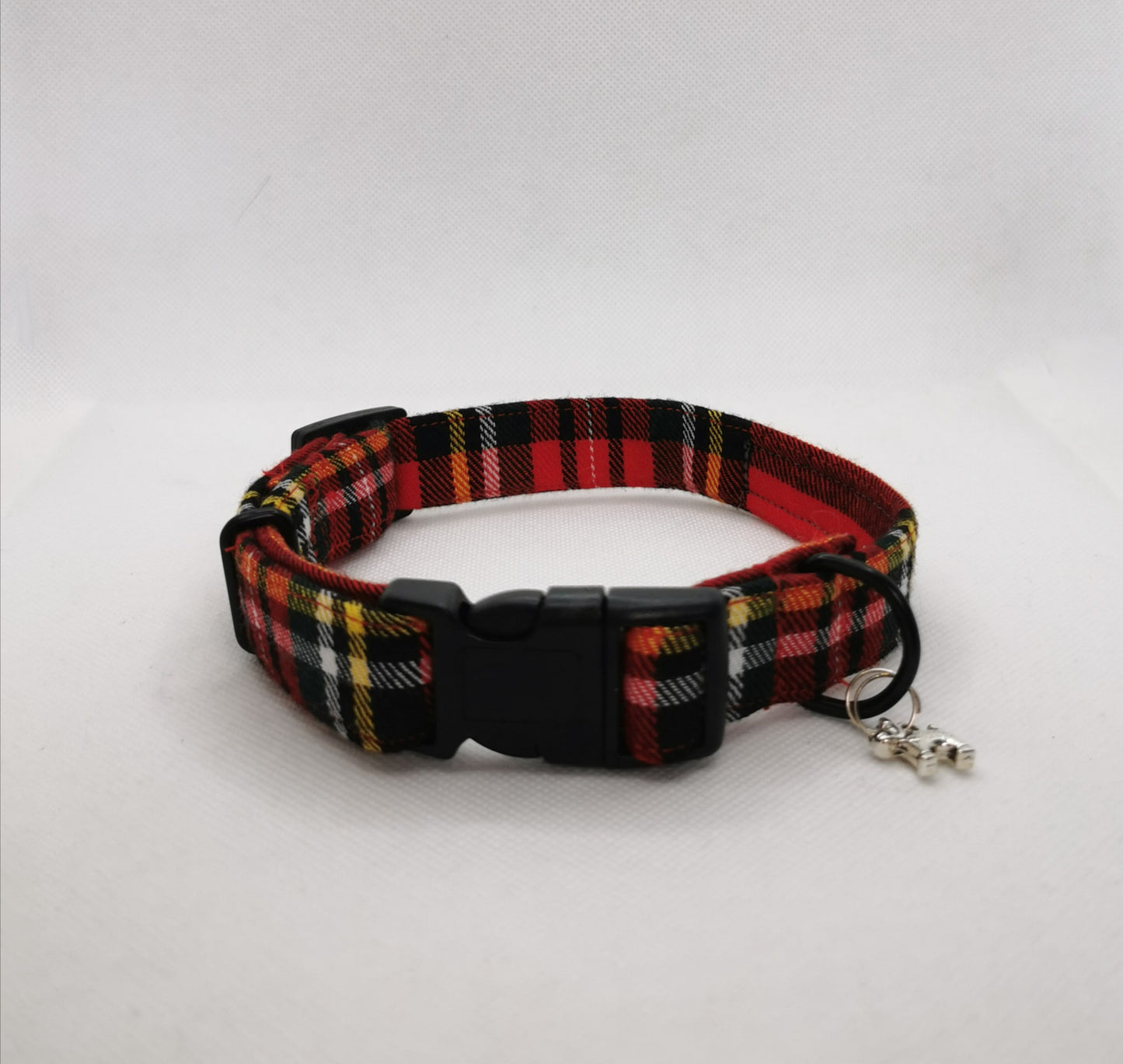 Red Tartan Dog Collar