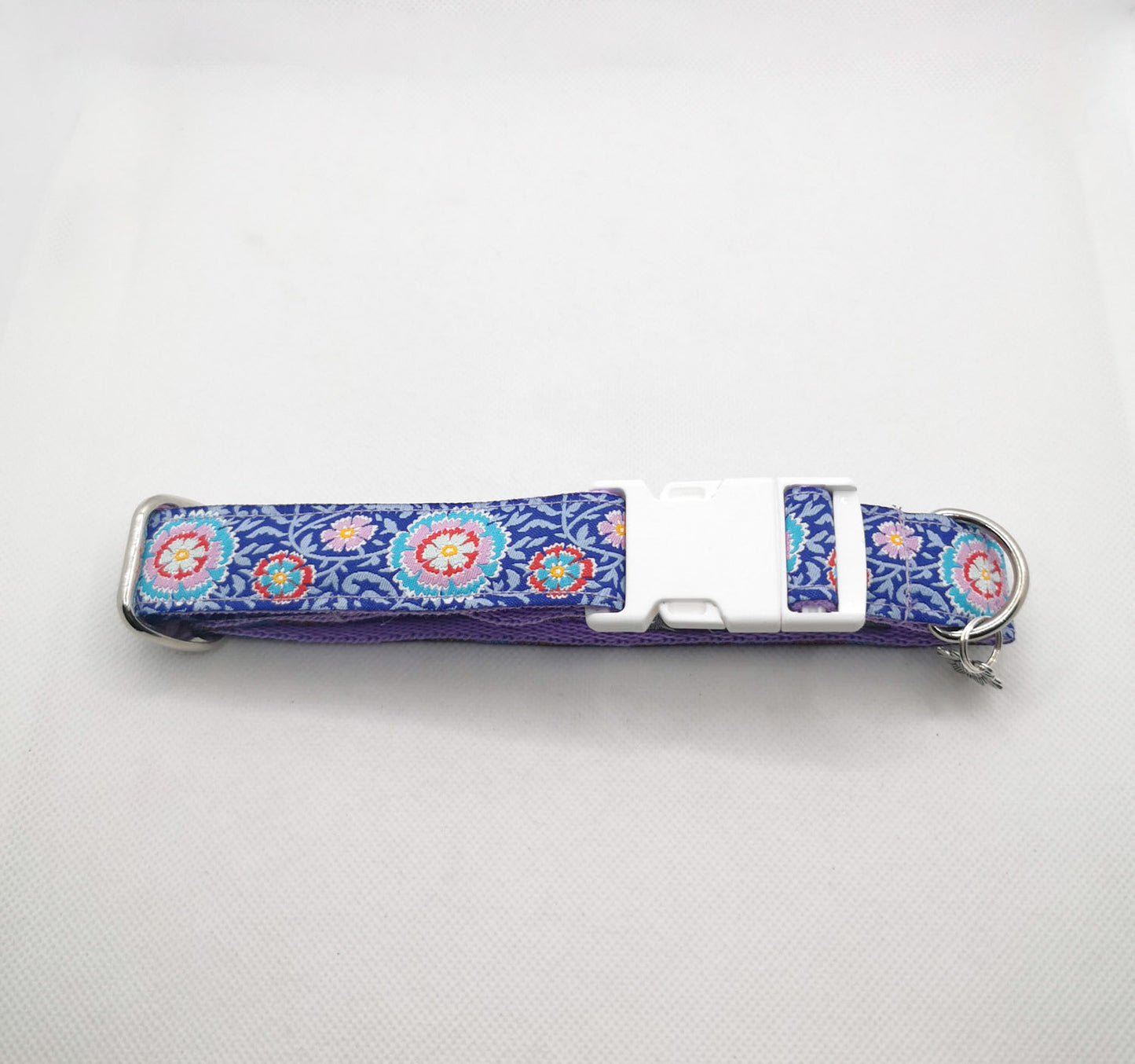 Lilac Floral Dog Collar