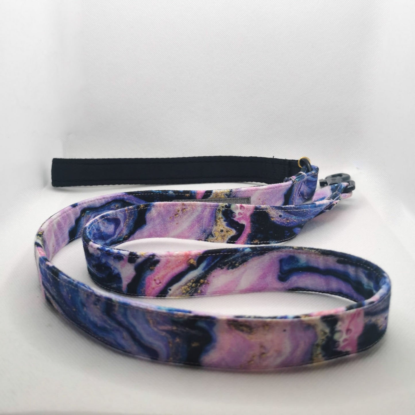 Pink and Purple Tie Dye Dog Lead