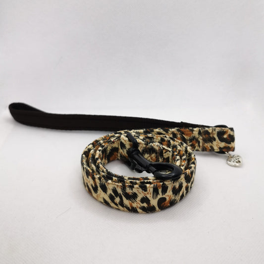 Leopard Print Dog Lead