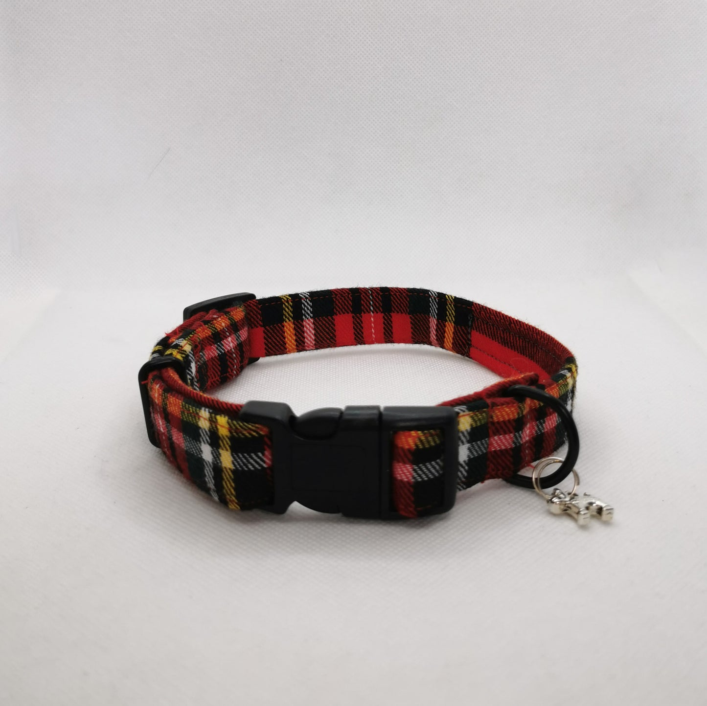 Red Tartan Dog Collar